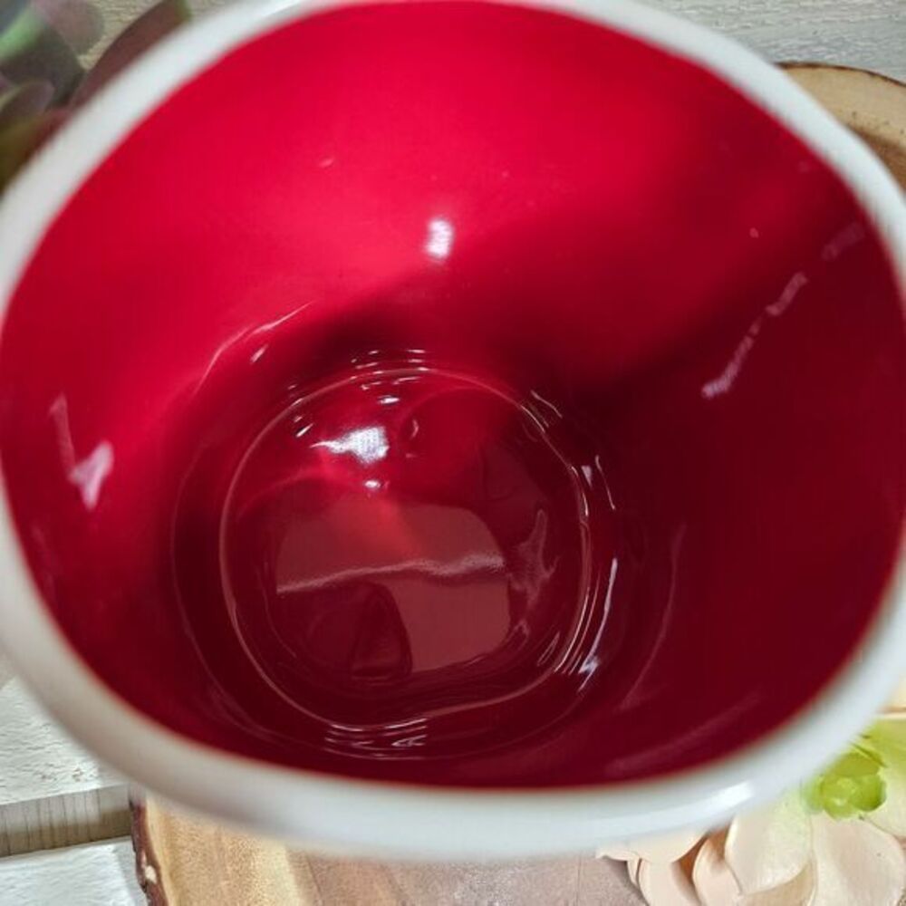 Rae Dunn CRAZY IN LOVE, BAE, SOUL MATE Artisan Magenta Love Set of 3 Mugs NEW - Picture 8 of 14